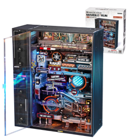 ROKR 立体パズル 電動 パラレルワールド 可動式モデル ライト付き