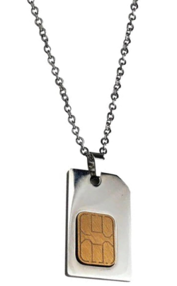 サイバーパンク アクセサリー SIMネックレス